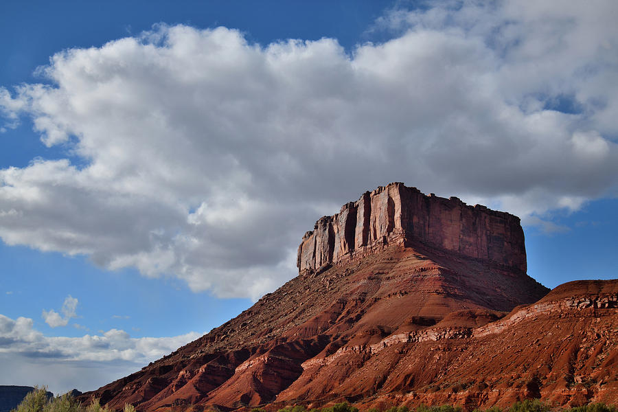 Wild Horse Butte in Castle Valley in Utah Photograph by Ray Mathis