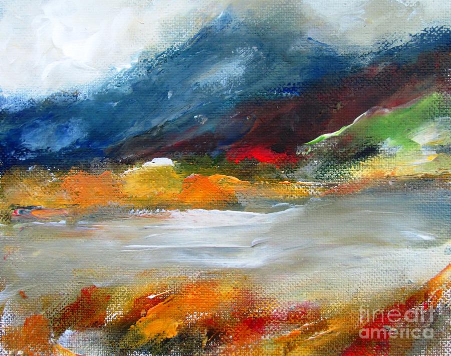 Wild Irish Killarney National Park Landscape Paintings Painting by Mary Cahalan Lee - aka PIXI