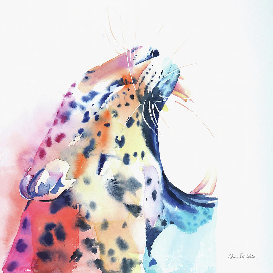 Animal Painting - Wild Leopard by Aimee Del Valle