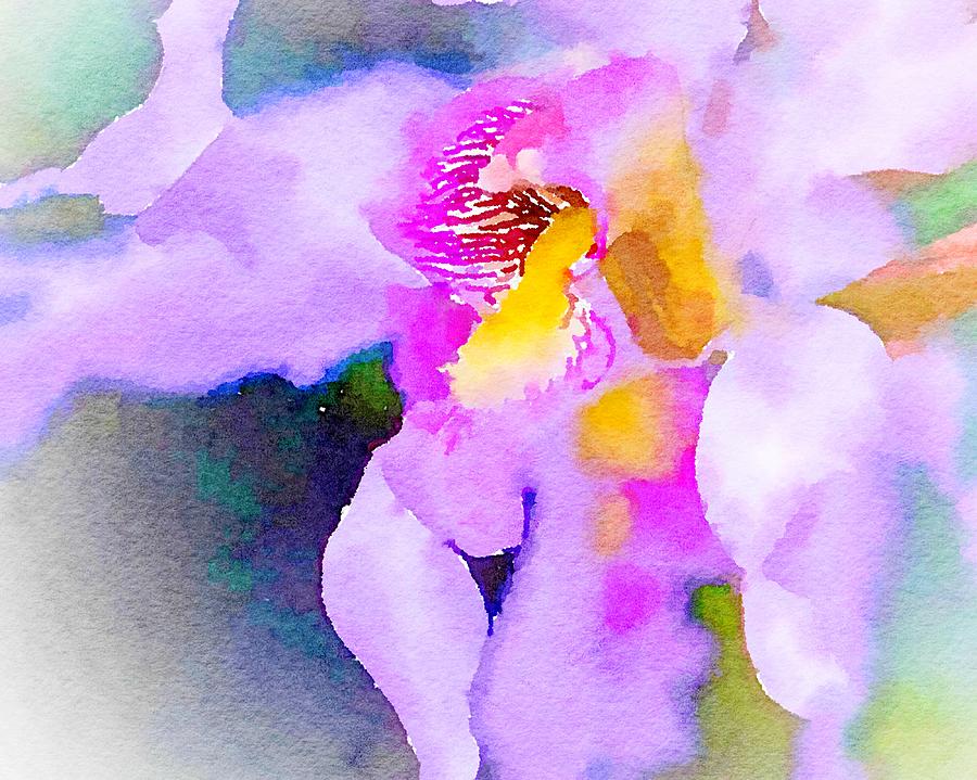 Wild Orchid  #2 Mixed Media by Susan Rydberg