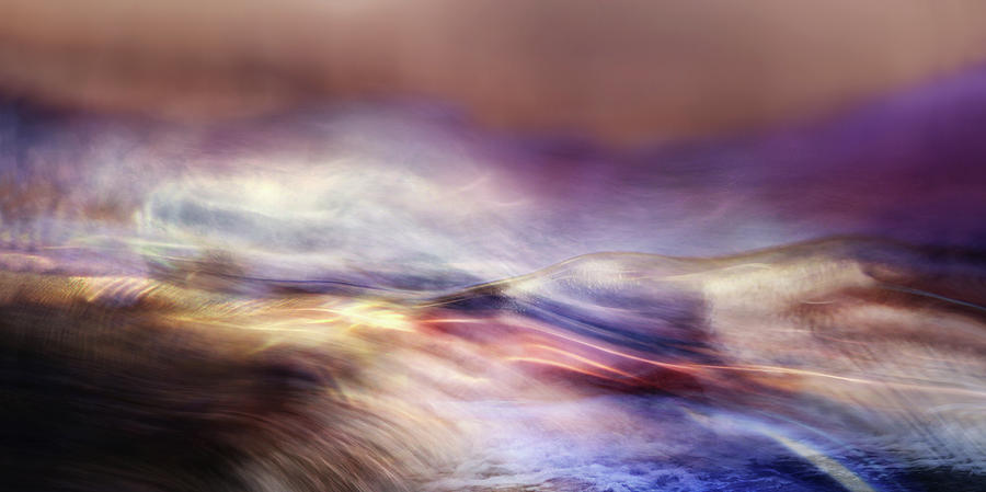 Abstract Photograph - Wild River by Heidi Westum