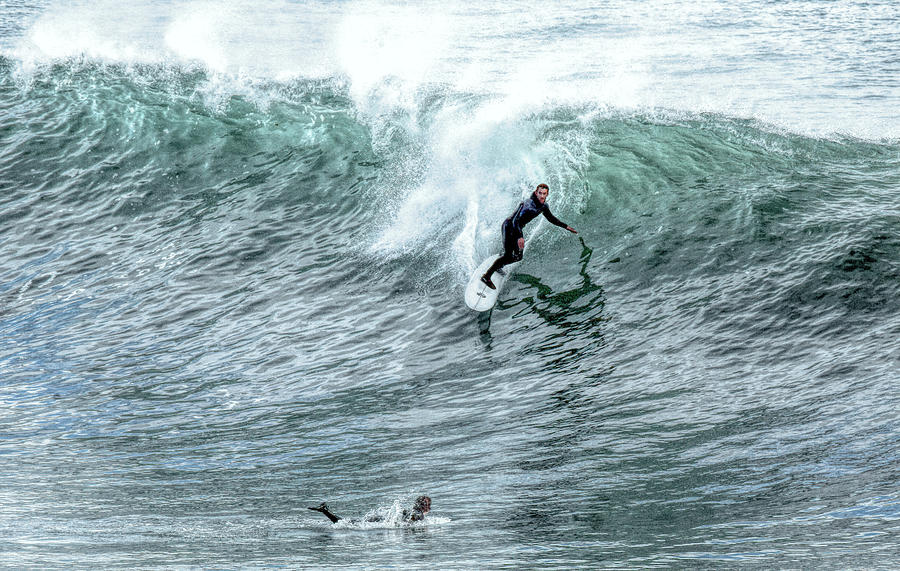 Wild Surf Pacific  Ocean California  Photograph by Chuck Kuhn