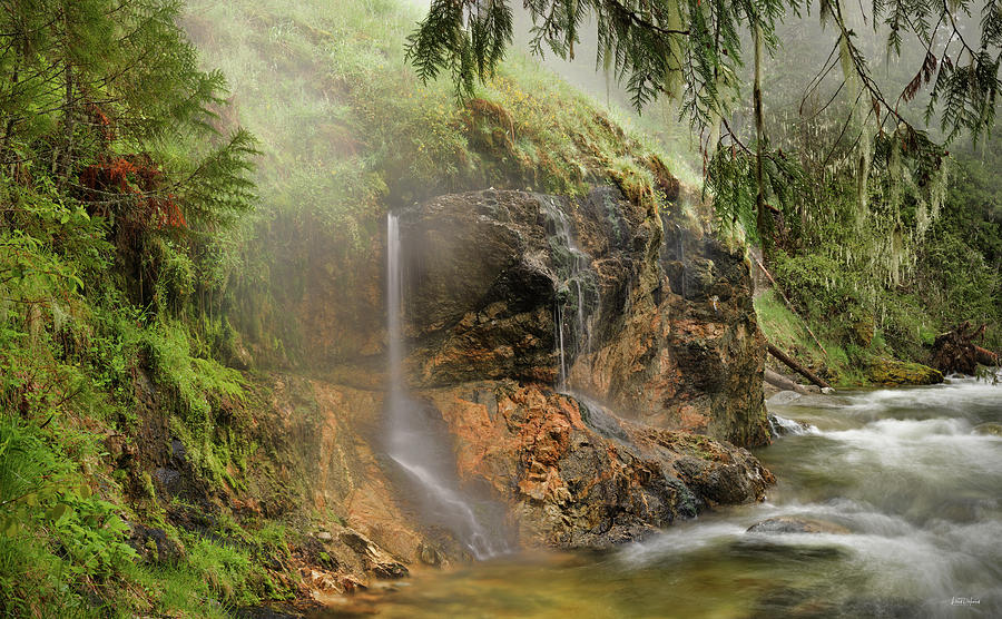 Nature Photograph - Wilderness Hot Springs by Leland D Howard