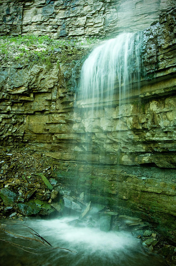 Wilderness Long Exposure Waterfall Photograph by Stacey newman