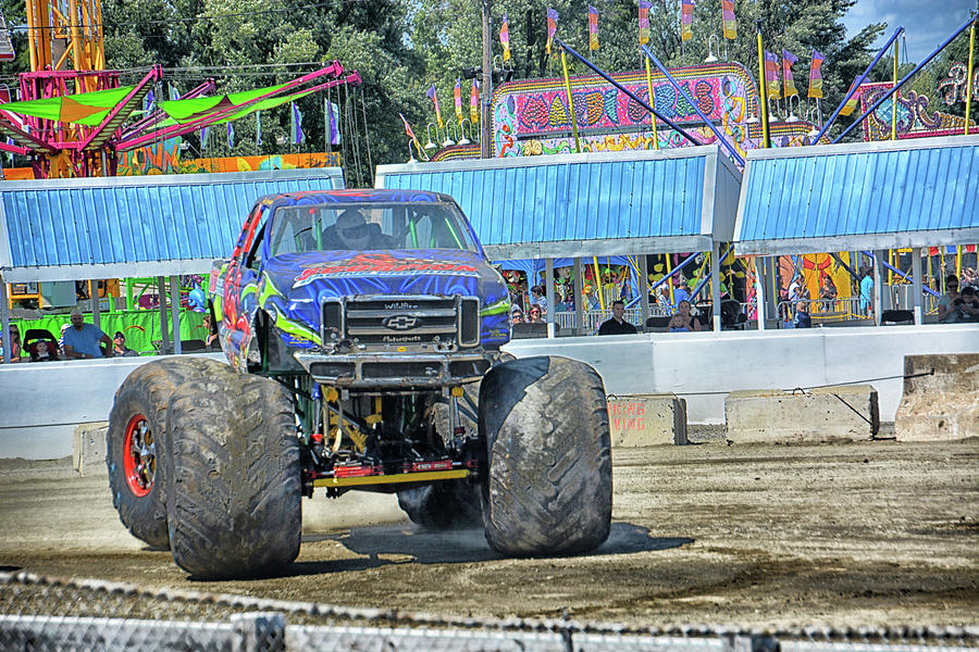 Wildfire Motorsports Monster Truck Photograph by Mike Martin
