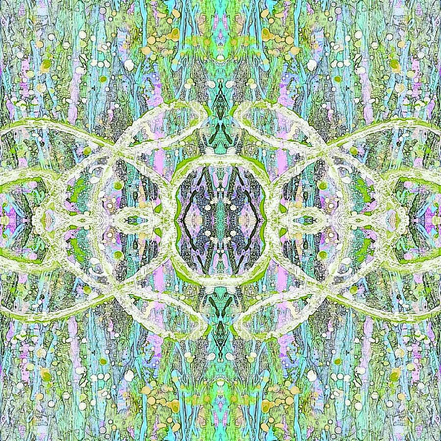Wildflower Digi Symmetry Digital Art by Donna Ceraulo