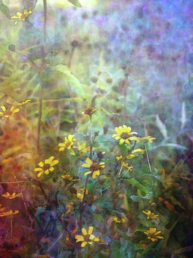 Wildflower Tangle 5694 IDP_2 Photograph by Steven Ward