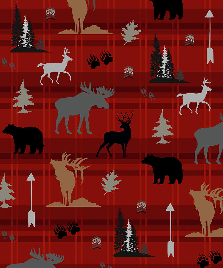 Animals Mixed Media - Wildlife Pattern 05 by Lightboxjournal Animals Mixed Media - Wildlife Pattern 05 by Lightboxjournal