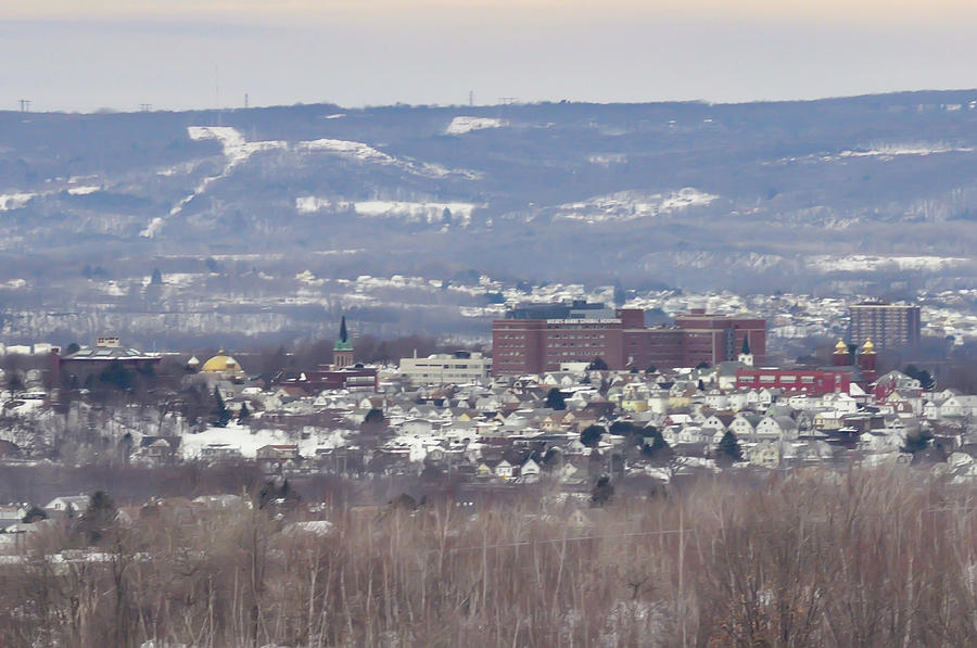 Wilkes Barre Cityscape Photograph by Bill Cannon