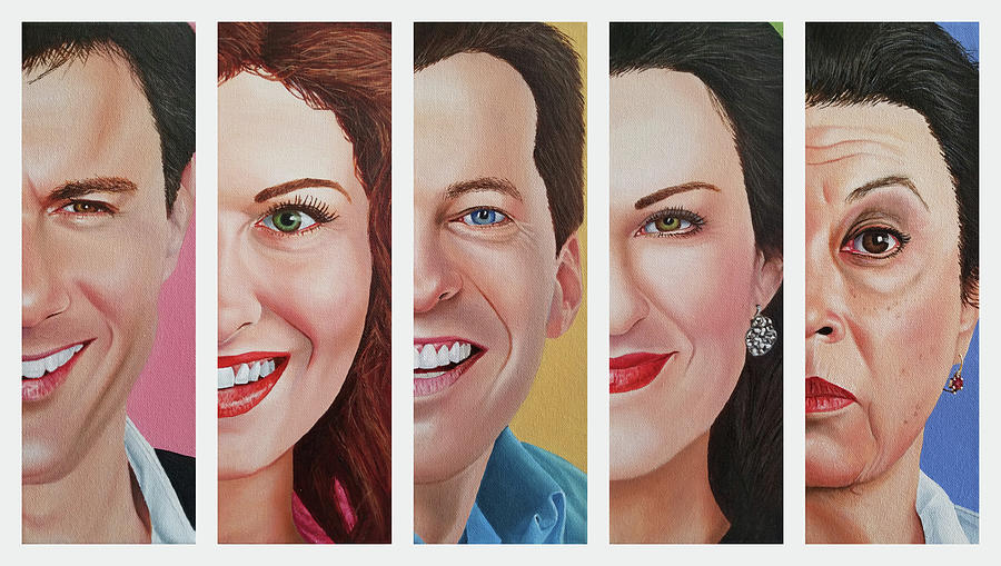 Will and Grace Painting by Vic Ritchey