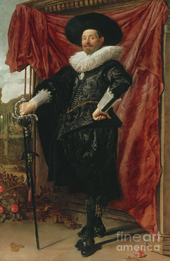 Willem Van Heythuyzen Painting by Frans Hals