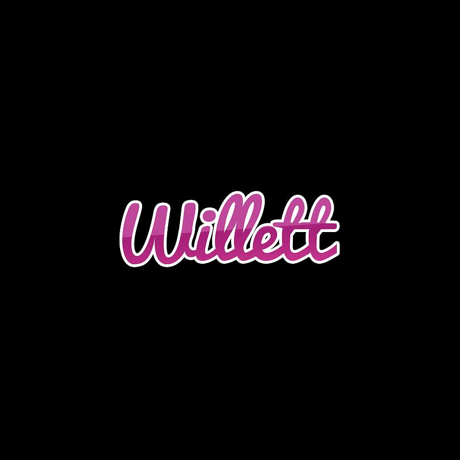 Willett #Willett Digital Art by TintoDesigns