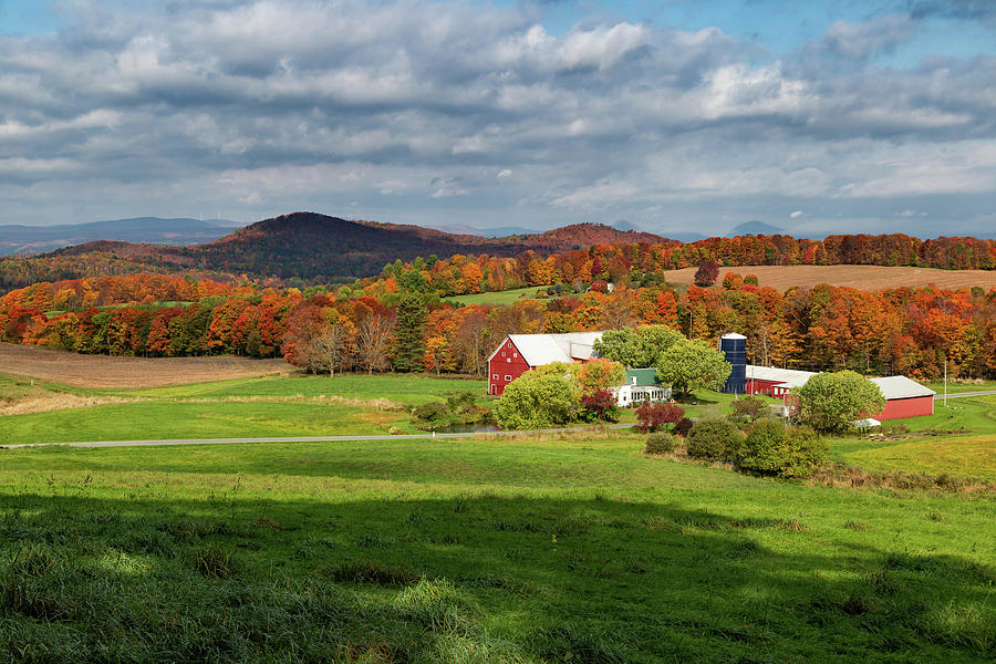 Willey Farm in Fall Photograph by Tim Kirchoff