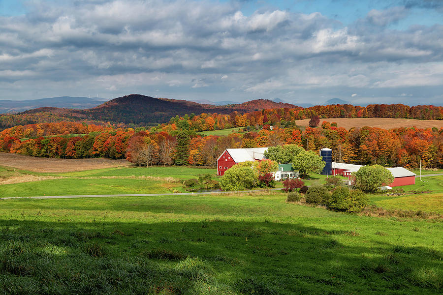 Willey Farm In Fall Photograph By Tim Kirchoff - Fine Art America