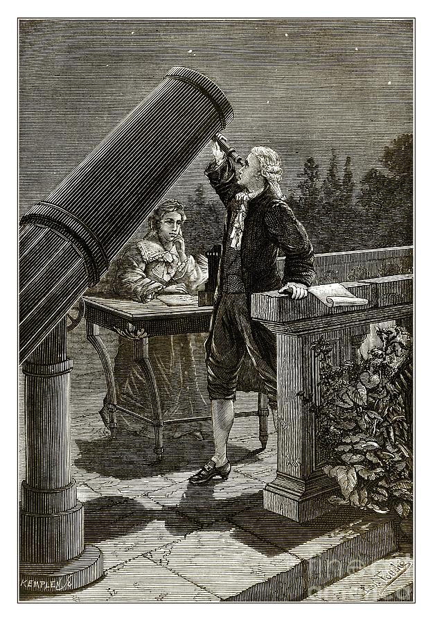 William And Caroline Herschel Photograph by Detlev Van Ravenswaay/science Photo Library