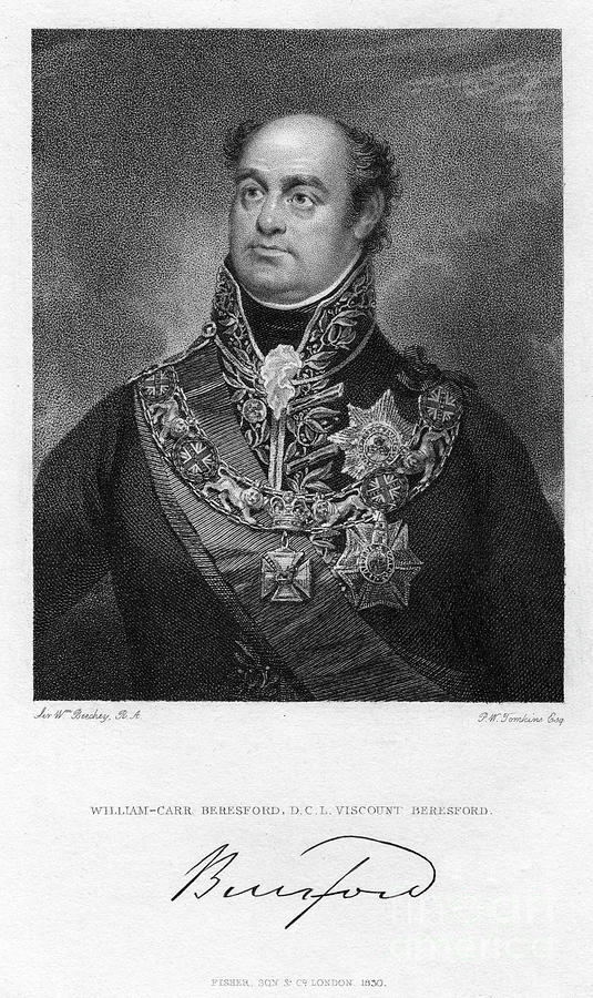 William Beresford, 1st Viscount Drawing by Print Collector