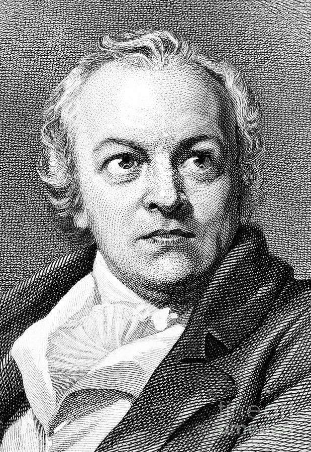 William Blake, English Poet, Painter Drawing by Print Collector