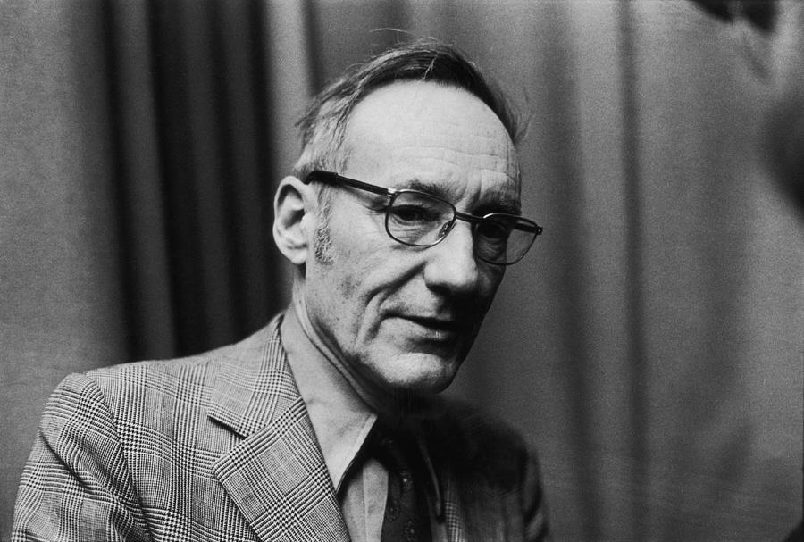 William Burroughs At Columbia University by Fred W. McDarrah