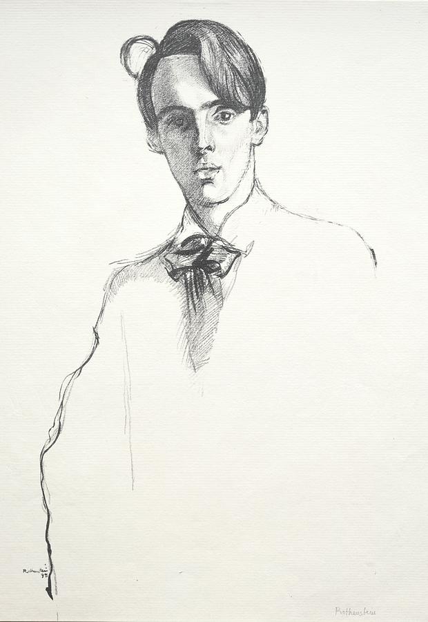 William Butler Yeats Drawing by William Rothenstein | Fine Art America