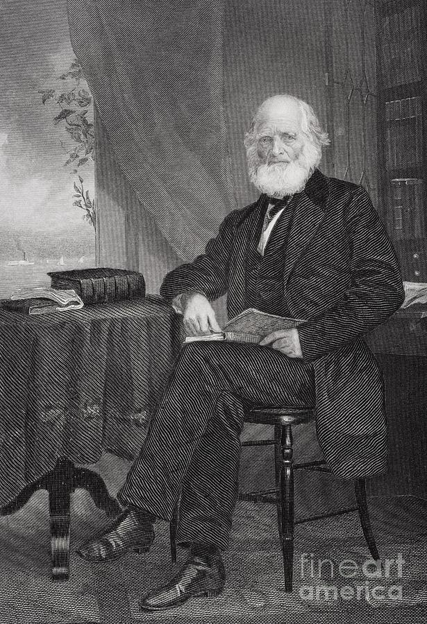 William Cullen Bryant Painting by Alonzo Chappel