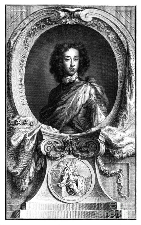 William, Duke Of Gloucester, 1689-1700 Drawing by Print Collector