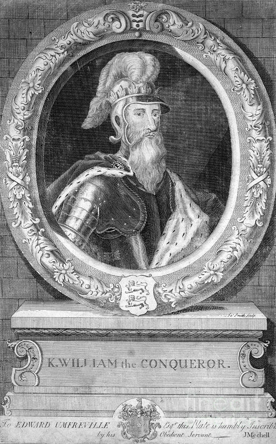 William I, King Of England.artist Smith Drawing by Print Collector