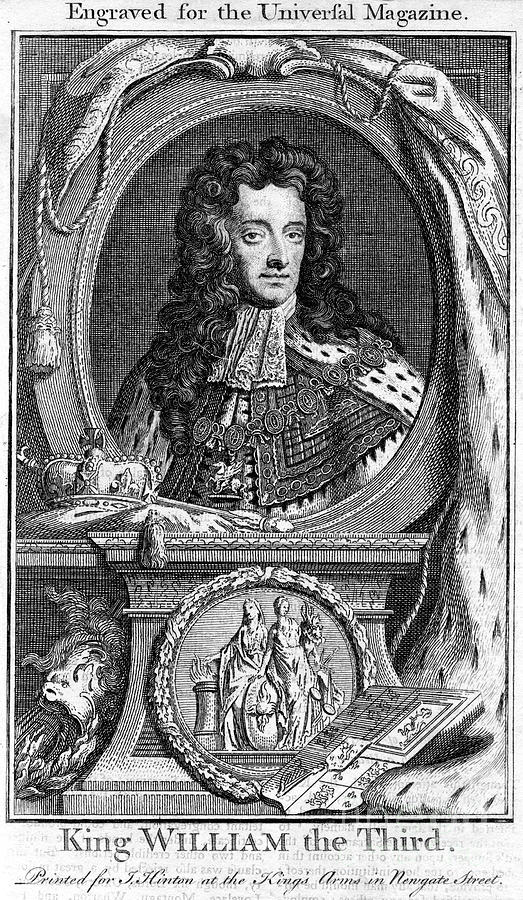 William IIi, King Of England, Scotland Drawing by Print Collector