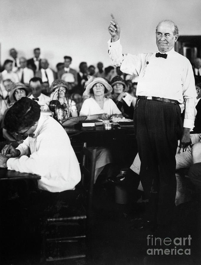 William J. Bryan Gestures During Speech Photograph by Bettmann