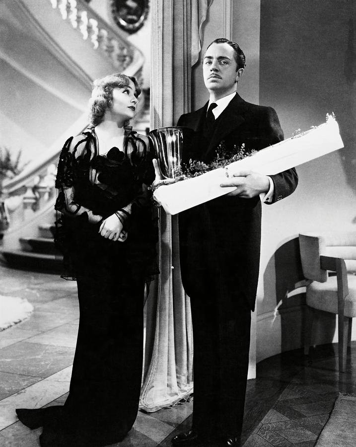 WILLIAM POWELL and CAROLE LOMBARD in MY MAN GODFREY -1936-. Photograph by Album