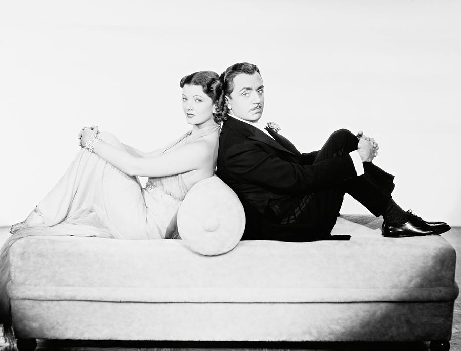 WILLIAM POWELL and MYRNA LOY in AFTER THE THIN MAN -1936-. Photograph by Album