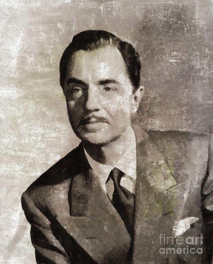 William Powell, Hollywood Legend Painting by Esoterica Art Agency