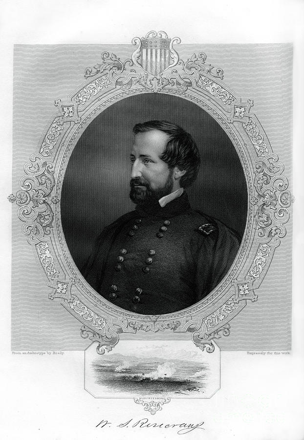 William Rosecrans, Union General Drawing by Print Collector