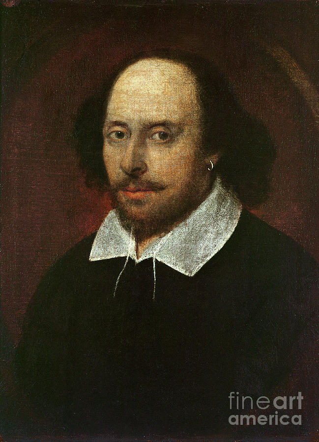 William Shakespeare, C.1610 Painting by John Taylor