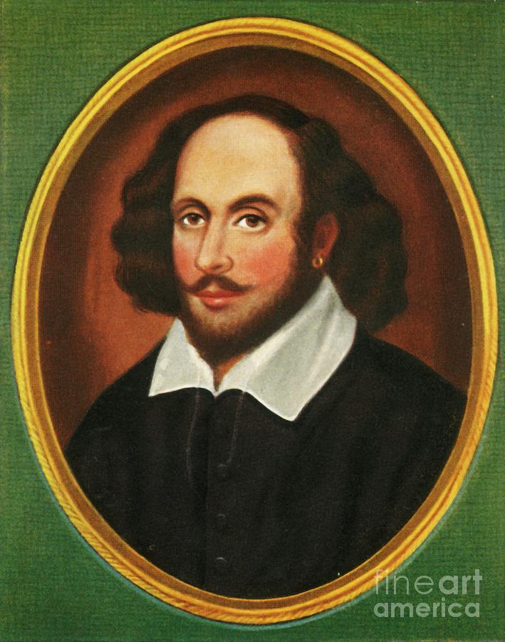 William Shakespeare Drawing by Print Collector