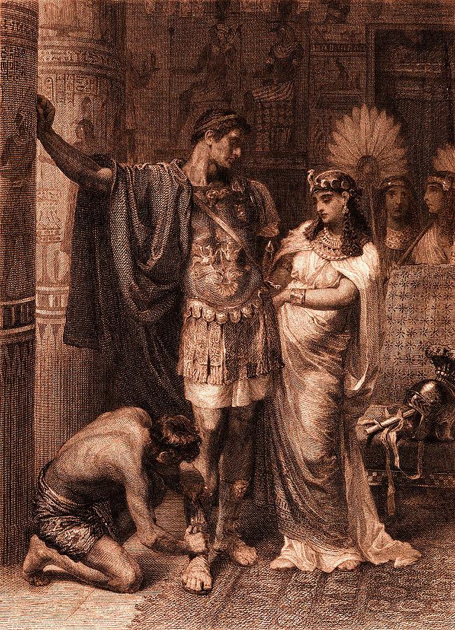 Antony And Cleopatra by Shakespeare Drawing by Frank Dicksee
