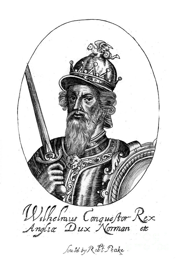 William The Conqueror.artist Robert Drawing by Print Collector