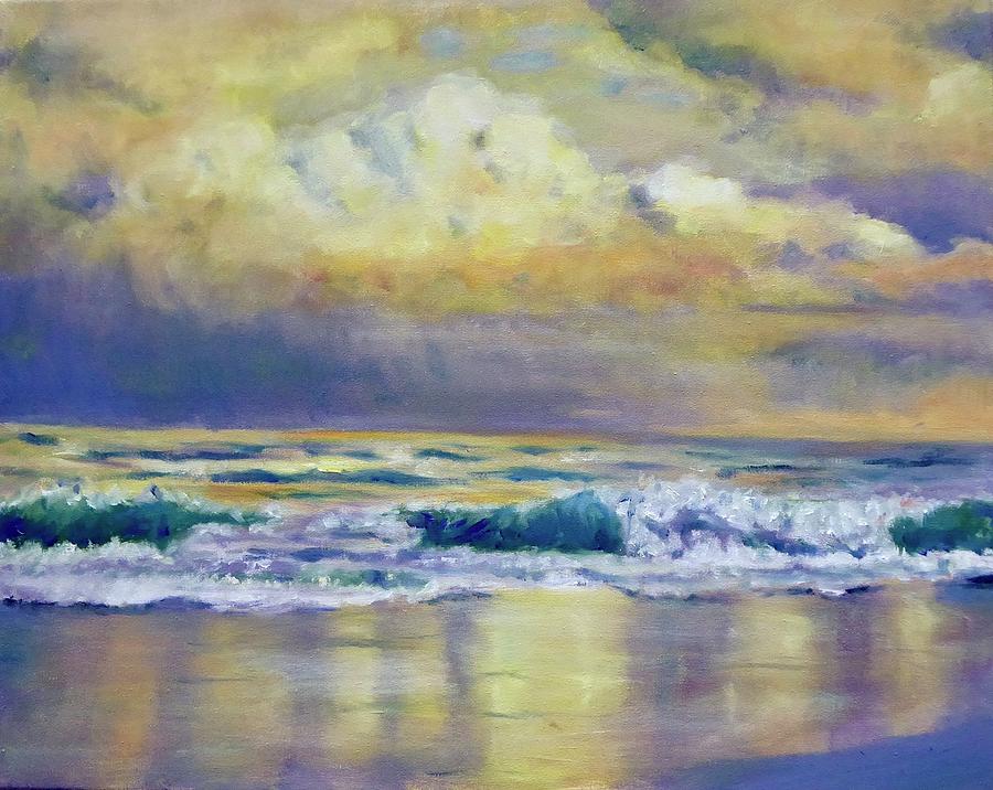 William Troste Richards Seascape Painting by Jane Wong