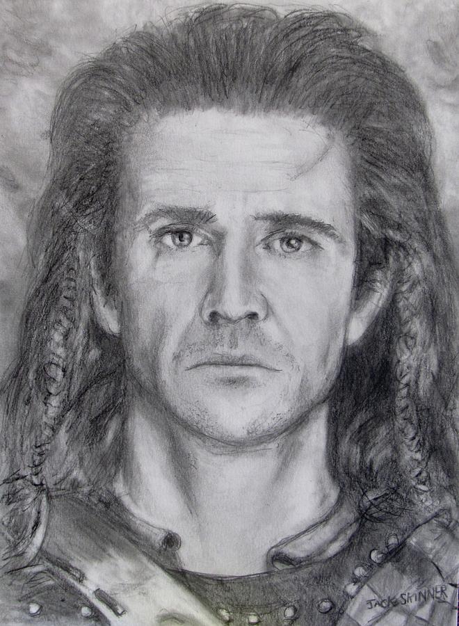 William Wallace Drawing by Jack Skinner