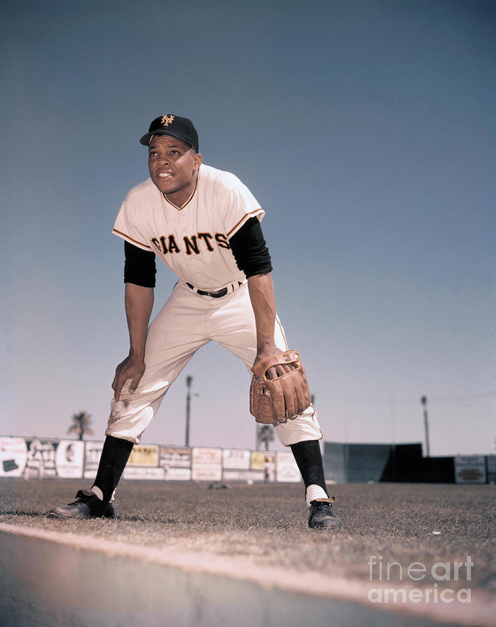 Willie Mays Of Ny Giants 1955 Photograph by Bettmann