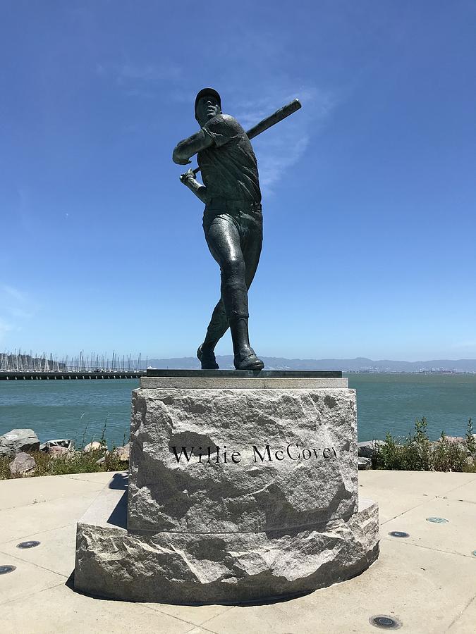 Willie McCovey Statue Photograph by Cindy Bale Tanner