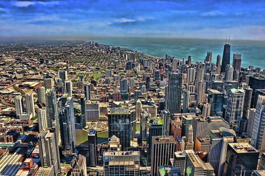 Willis Tower View # 3 - Chicago Photograph by Allen Beatty