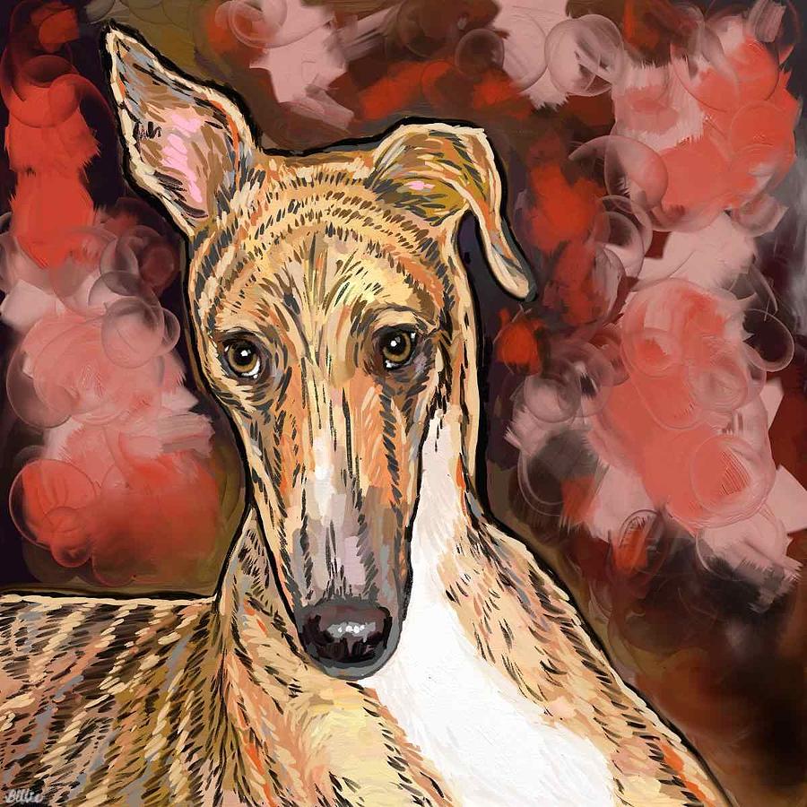 Cats Digital Art - Willow by Billie Mann Cats Digital Art - Willow by Billie Mann