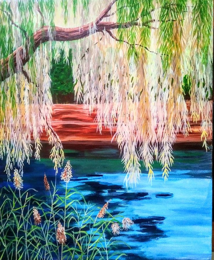 Weeping Willow Tree Paintings for Sale - Fine Art America