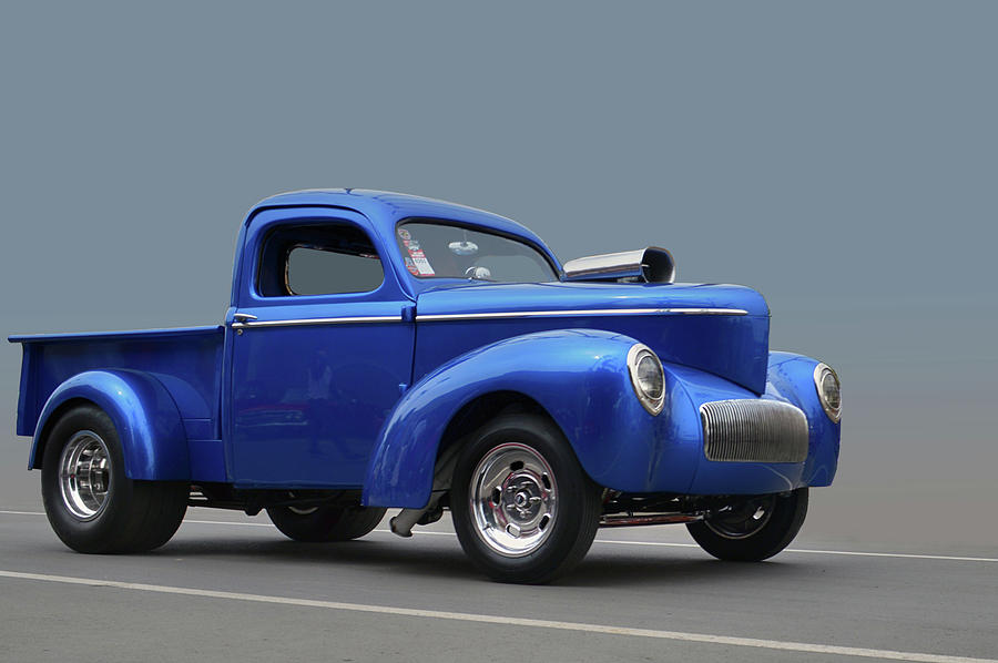Willys Pickup Gasser Photograph by Bill Dutting