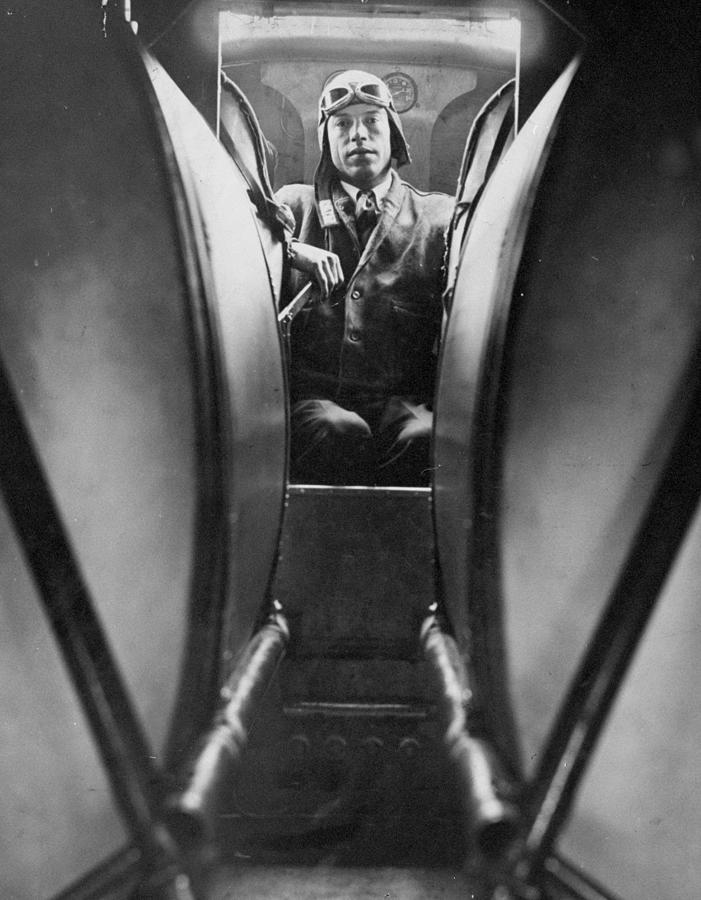 Wilmer Stultz Sitting In Seat He Shall Photograph by New York Daily News Archive