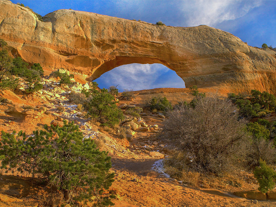 Wilson Arch, Sandstone Near Moab, Utah Photograph by Tim Fitzharris