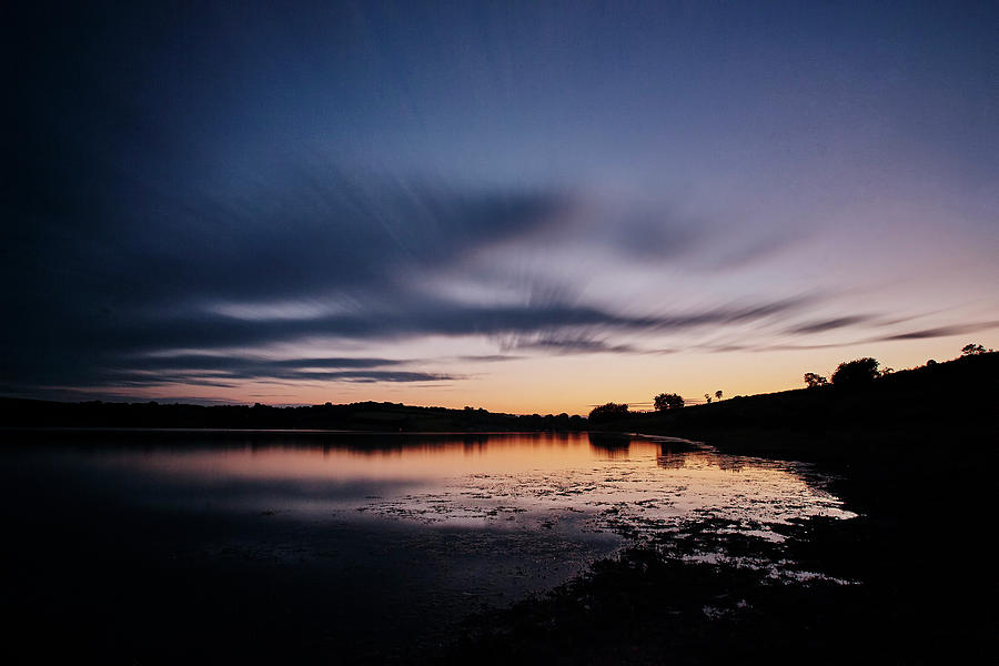 Wimbleball Lake, Exmoor At Sunset, Uk Digital Art by Gu | Fine Art America