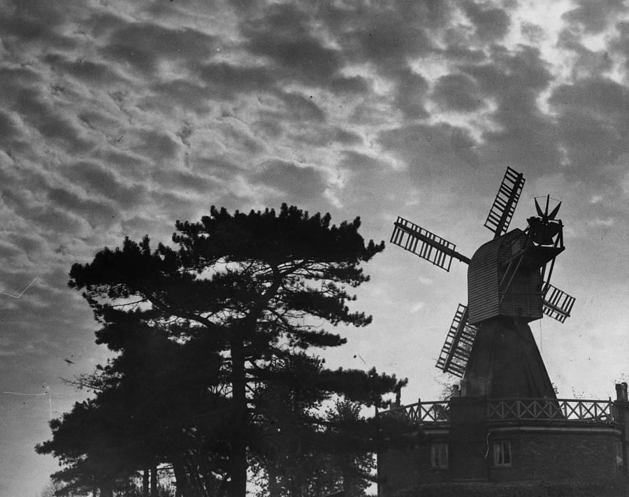 Wimbledon Windmill Photograph by Fox Photos