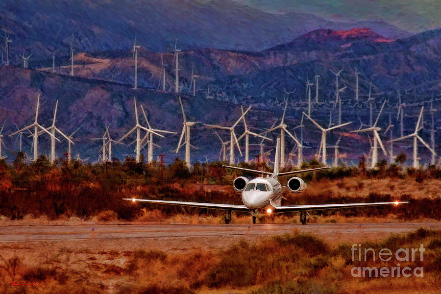 Wind Energy LearJet  Photograph by Blake Richards