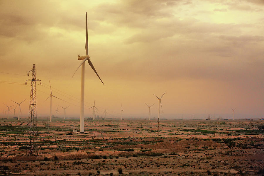 Wind Power Farm Photograph by Czqs2000 / Sts